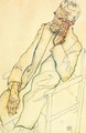 Portrait Of Johann Harms - Egon Schiele