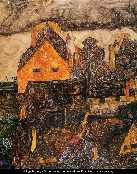 The Old City I Aka Dead City V - Egon Schiele