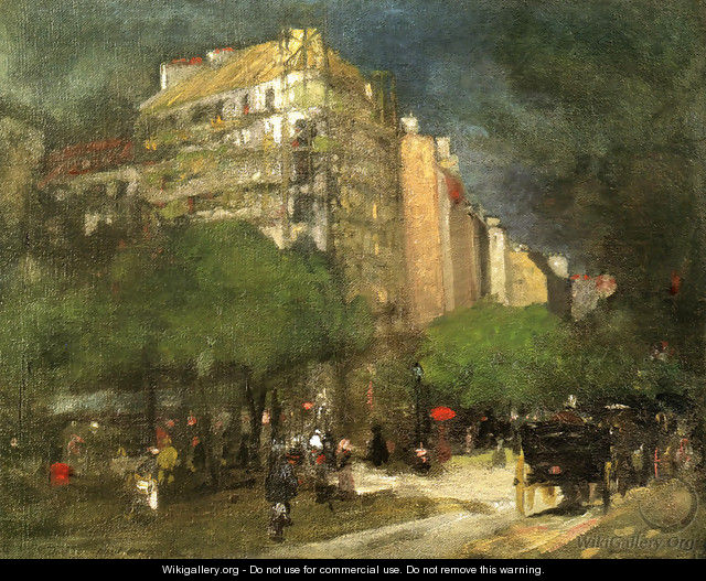 Cafe Du Dome Aka On The Boulevard Montparnasse - Robert Henri