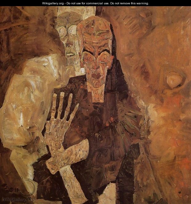 The Self Seers II Aka Death And Man - Egon Schiele