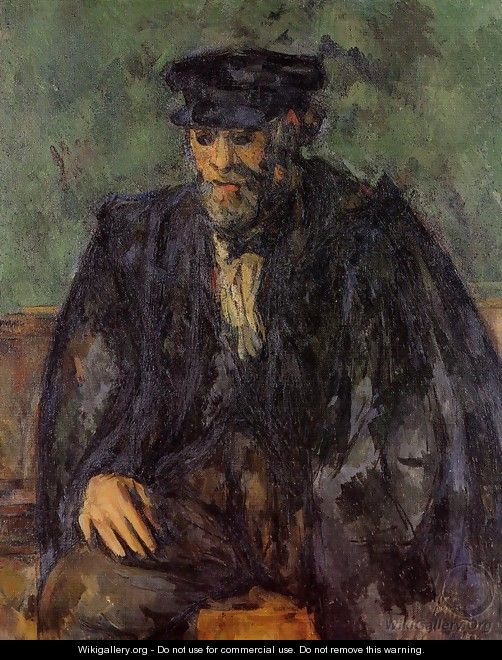 Portrait Of The Gardener Vallier - Paul Cezanne