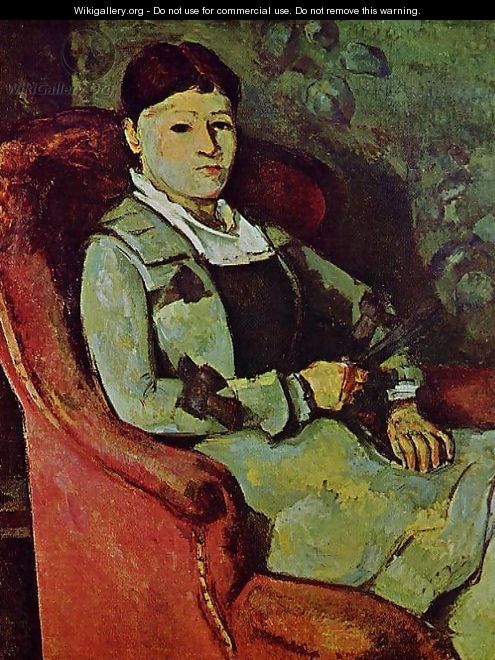 Portrait Of Madame Cezanne - Paul Cezanne