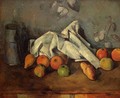 Still Life With Milk Can And Apples - Paul Cezanne
