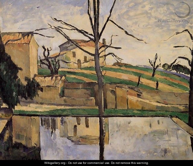 The Pool At Jas De Bouffan - Paul Cezanne