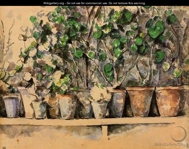 The Flower Pots - Paul Cezanne