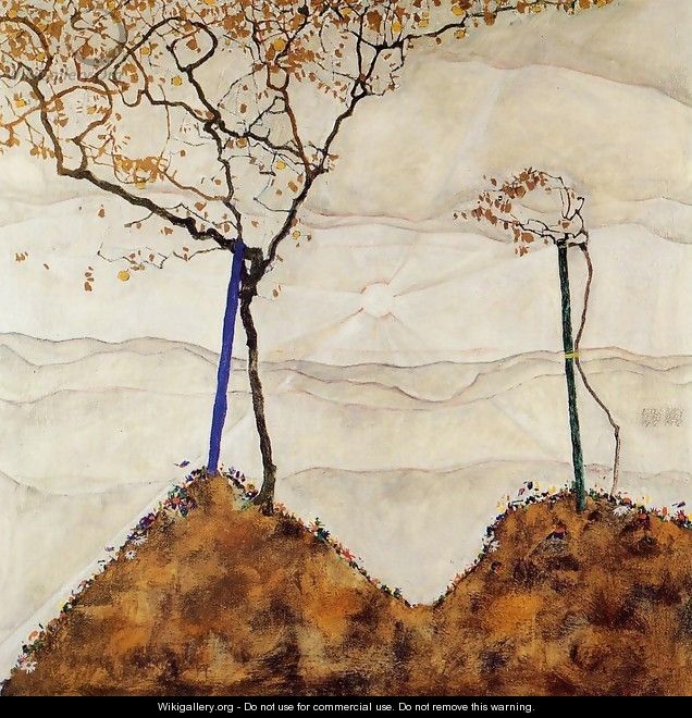 Autumn Sun I - Egon Schiele