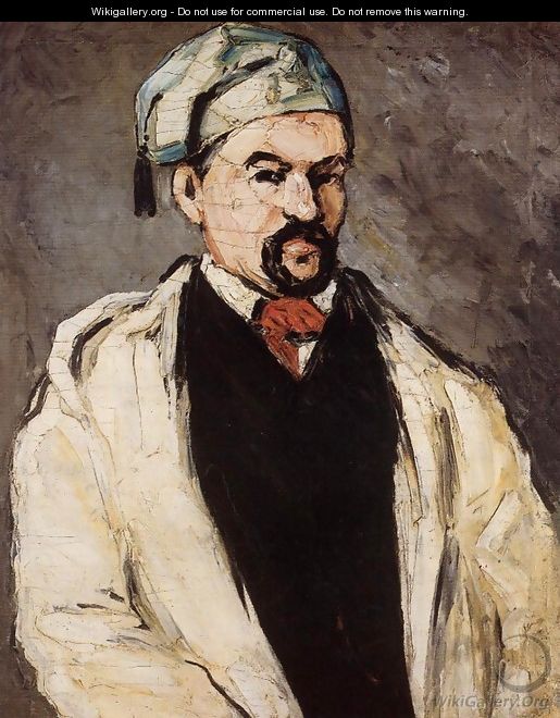 Uncle Dominique Aka Man In A Cotton Hat - Paul Cezanne