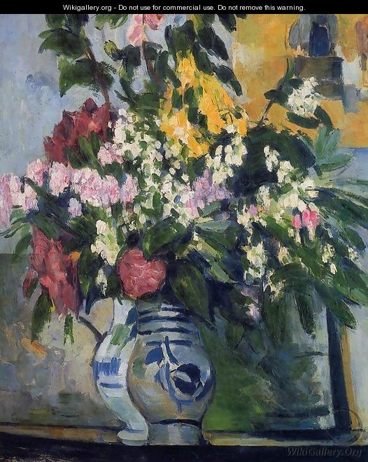 Two Vases Of Flowers - Paul Cezanne