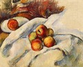 Apples On A Sheet - Paul Cezanne