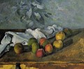 Apples And Napkin - Paul Cezanne
