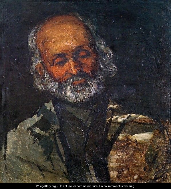 Head Of An Old Man - Paul Cezanne