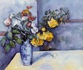 Flowers In A Vase3 - Paul Cezanne