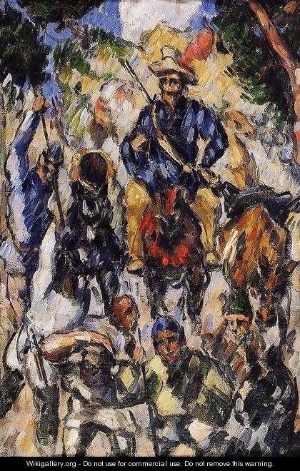 Don Quixote Seen From The Front - Paul Cezanne