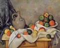 Curtain Jug And Fruit - Paul Cezanne