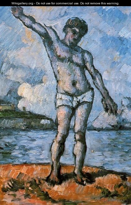 Man Standing Arms Extended - Paul Cezanne