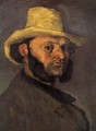 Man In A Straw Hat - Paul Cezanne