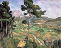 Landscape With Viaduct Mont Sainte Victoire - Paul Cezanne