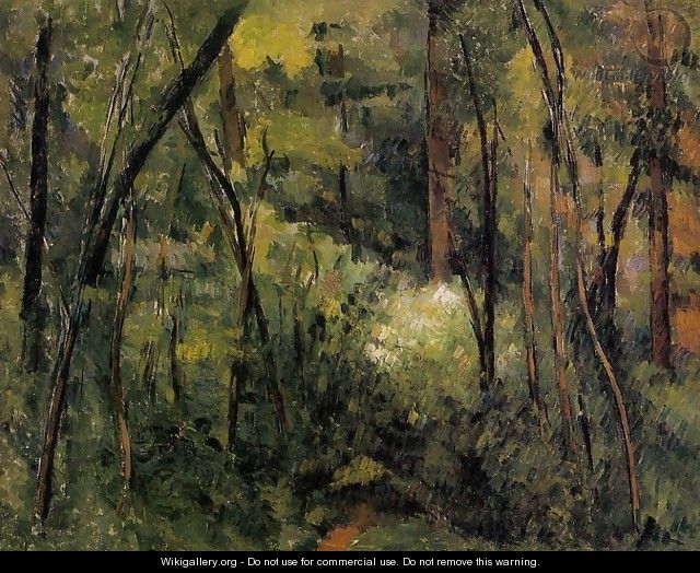 In The Woods - Paul Cezanne