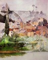 Medan Chateau And Village - Paul Cezanne