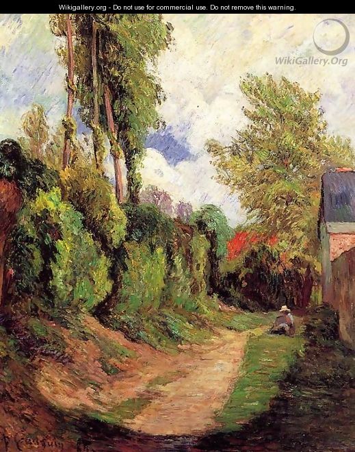 Sunken Lane - Paul Gauguin