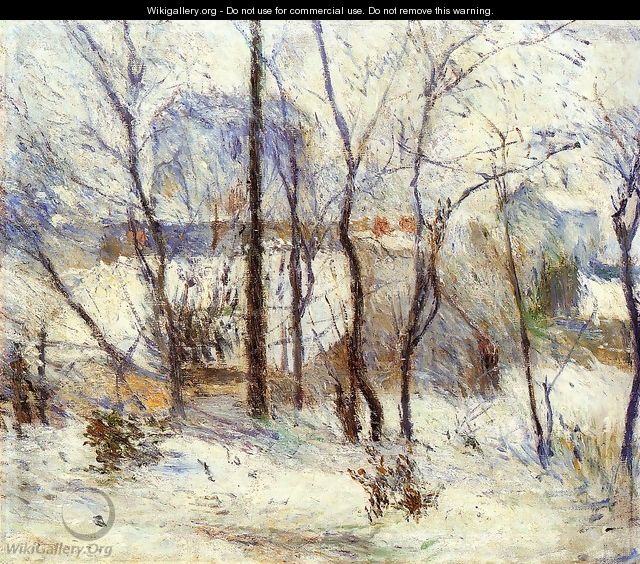 Snow At Vaugirard - Paul Gauguin