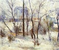 Snow At Vaugirard - Paul Gauguin