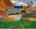 The Blue Roof - Paul Gauguin