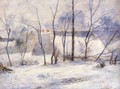 Winter Landscape Effect Of Snow Aka Snow At Vaugirard II - Paul Gauguin