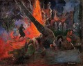 Upaupa Aka Fire Dance - Paul Gauguin