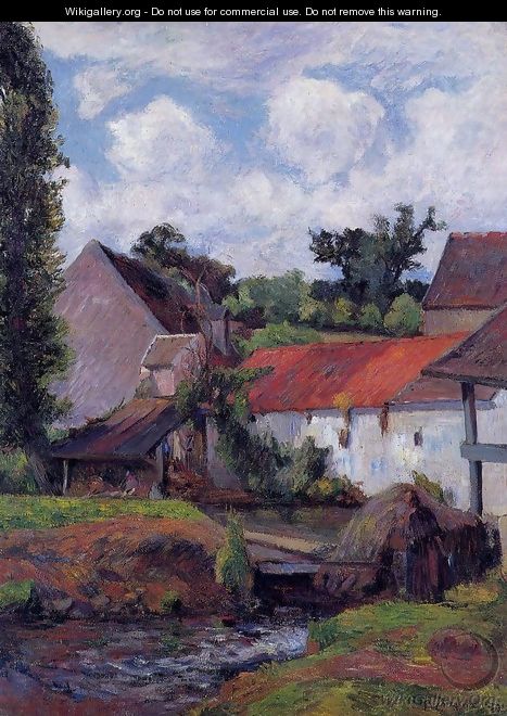 Farm In Osny - Paul Gauguin