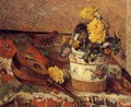 Dahlias And Mandolin - Paul Gauguin