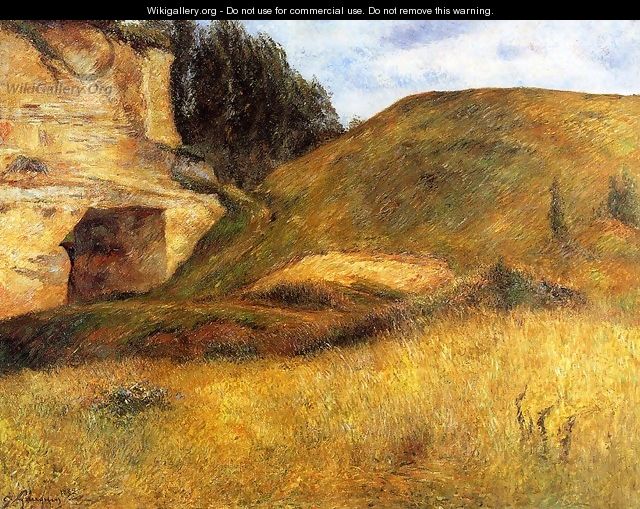 Chou Quarry Hole In The Cliff - Paul Gauguin