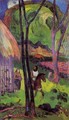 Cavalier Devant La Case - Paul Gauguin