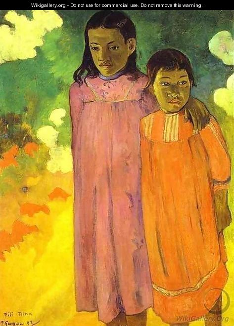 Piti Teina Aka Two Sisters - Paul Gauguin