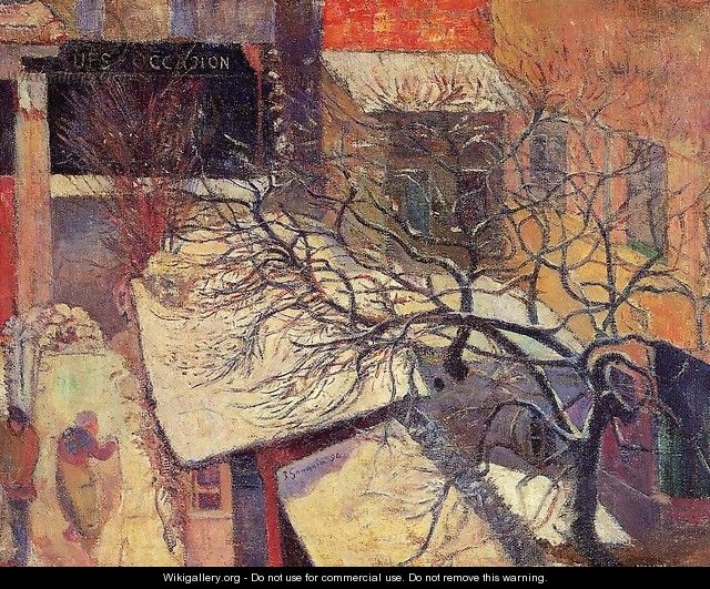 Paris In The Snow - Paul Gauguin