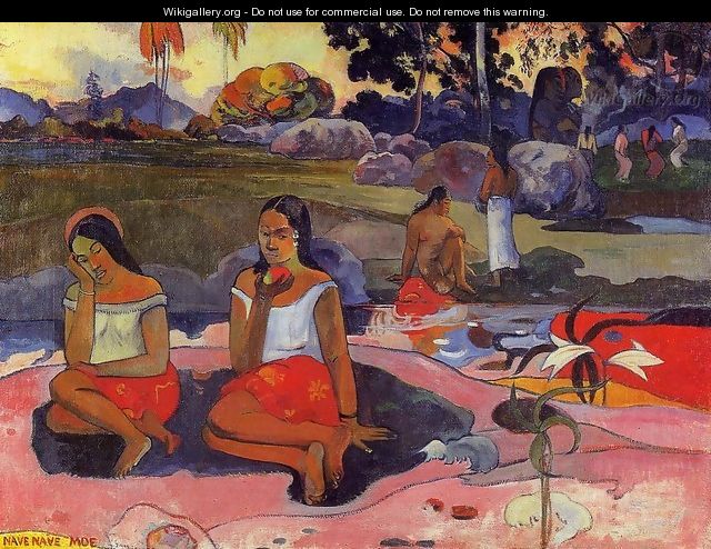 Nave Nave Moe Aka Delightful Drowsiness - Paul Gauguin