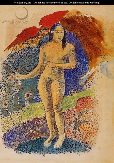 Nave Nave Feuna LEve Tahitienne Aka Beautiful Land Tahitian Eve - Paul Gauguin