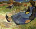Seated Breton Girl - Paul Gauguin