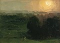 Sunset Jersey Hills - George Wesley Bellows