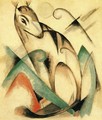 Seated Mythical Animal - Franz Marc