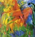 Animals In Landscape Aka Painting With Bulls - Franz Marc