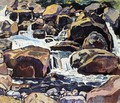 Mountain Stream At Champery - Ferdinand Hodler