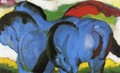The Little Blue Horses - Franz Marc