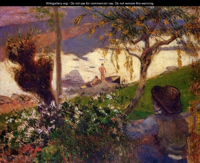 Breton Boy By The Aven River - Paul Gauguin