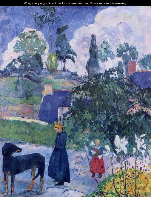Among The Lillies - Paul Gauguin