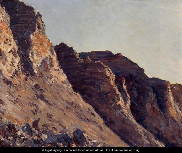 Cliff At Villers Sur Mer - Gustave Caillebotte