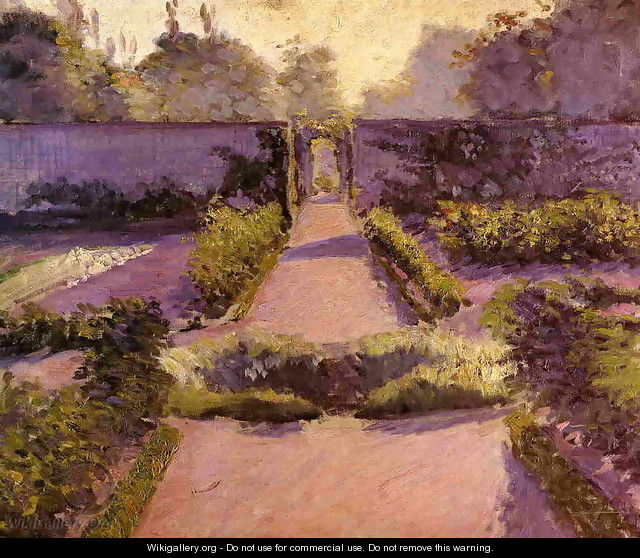 The Kitchen Garden Yerres2 - Gustave Caillebotte
