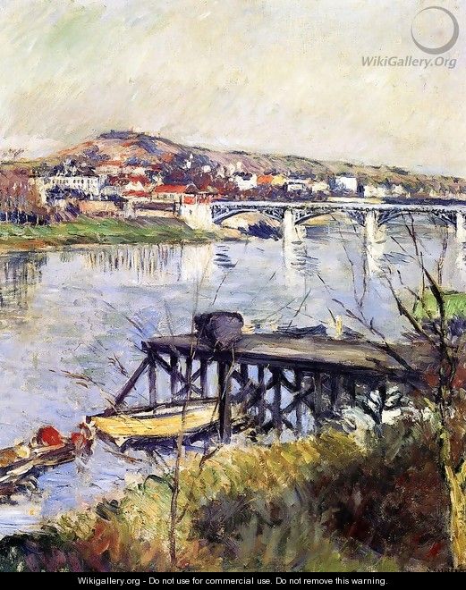 The Argenteuil Bridge - Gustave Caillebotte