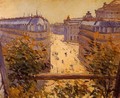 Rue Halevy Balcony View - Gustave Caillebotte