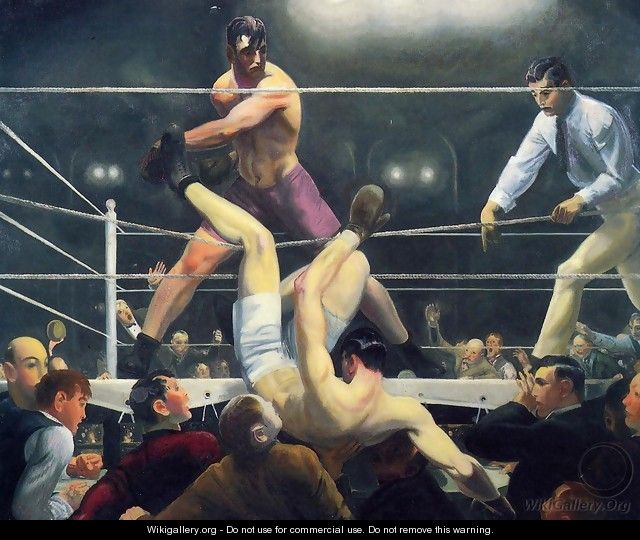 Dempsey And Firpo Aka Brodies Revenge - George Wesley Bellows